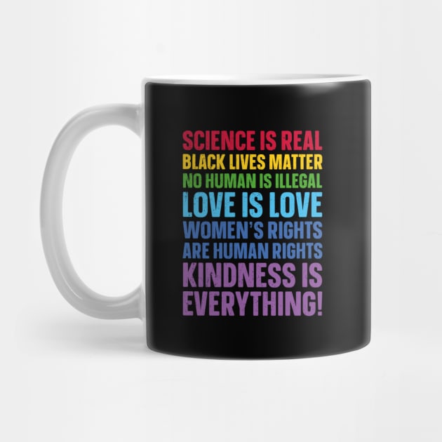 Science is Real Black Lives Matter Love Is Love Equality by trendingoriginals